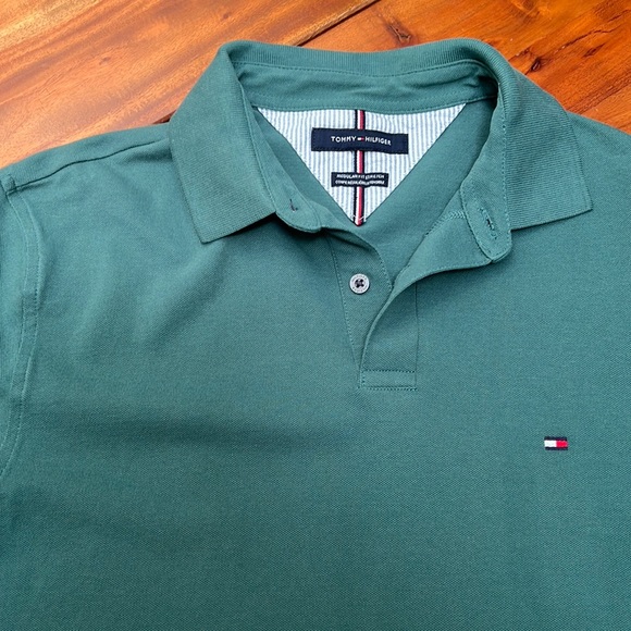 Tommy Hilfiger Other - STEAL THIS!!   Tommy Hilfiger Green Polo Shirt Sz Medium NWOT